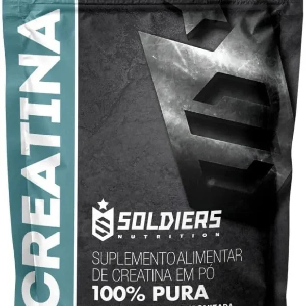 Creatina Monohidratada 500g – 100% Pura Importada – Soldiers Nutrition