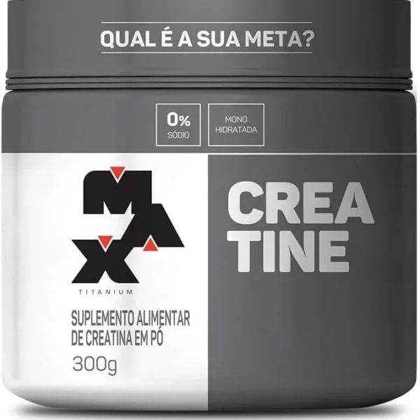 Max Titanium Creatina – Suplemento alimentar de creatina em pó, 300g