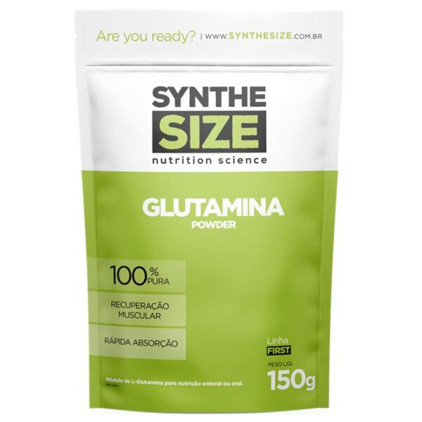 Glutamina Powder Natural Synthesize Refil 150G