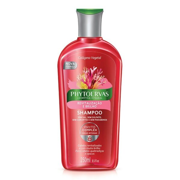 Shampoo Phytoervas Revitalização E Brilho 250ml