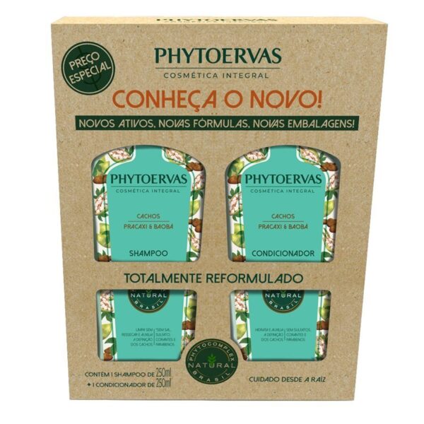 Kit Phytoervas Cachos Shampoo + Condicionador 250ml
