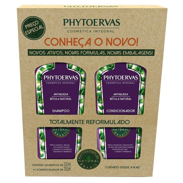 Kit Phytoervas Antiqueda Shampoo + Condicionador 250ml