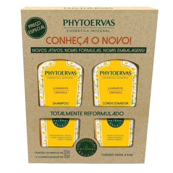 Kit Phytoervas Iluminador Camomila Shampoo + Condicionador 250ml