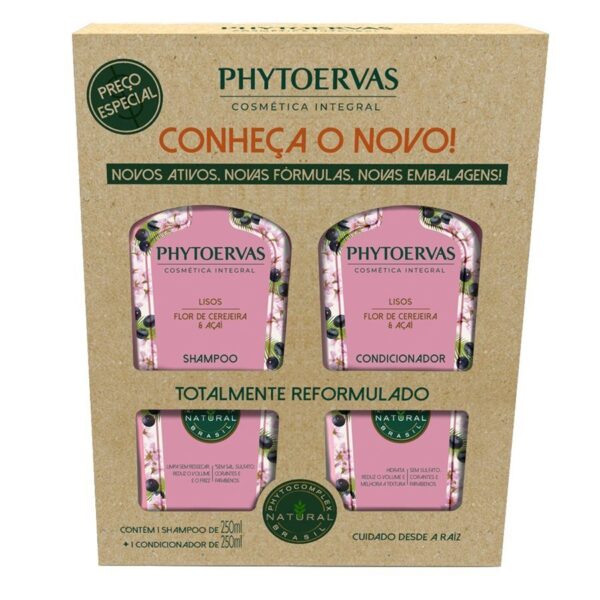 Kit Phytoervas Lisos Shampoo + Condicionador 250ml