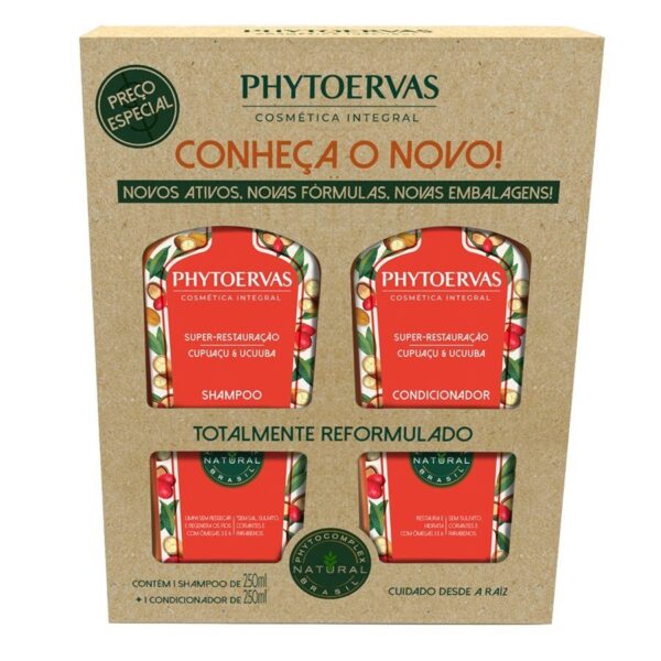 Kit Phytoervas Super-Restauração Shampoo + Condicionador 250ml