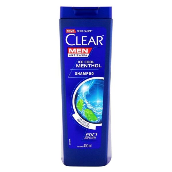 Shampoo Clear Men Anticaspa Ice Cool Menthol 400ml