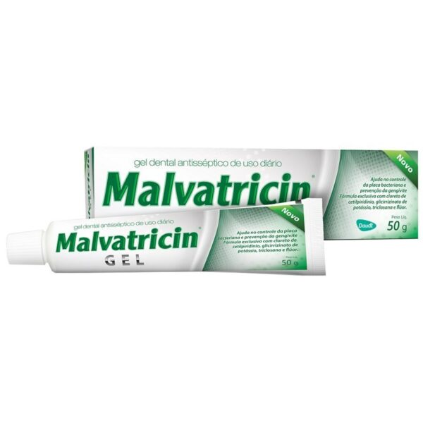 Gel Dental Antisséptico Malvatricin 50g