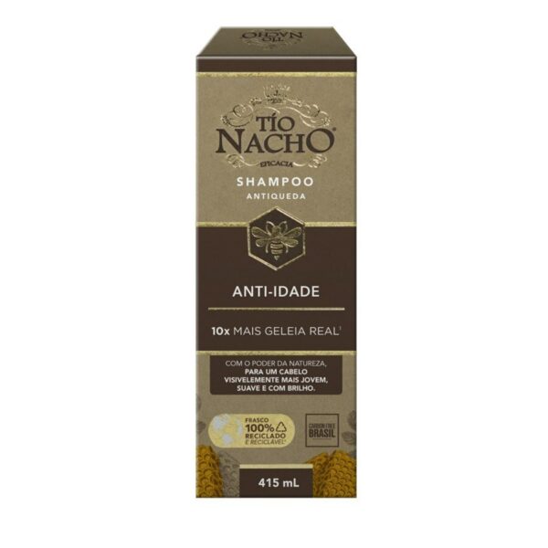 Shampoo Antiqueda Tio Nacho Anti-Idade 415ml
