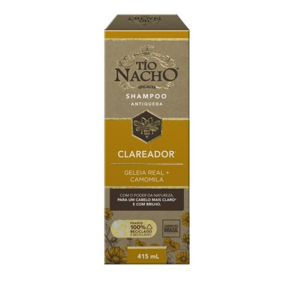 Shampoo Antiqueda Tio Nacho Camomila Clareador 415ml 