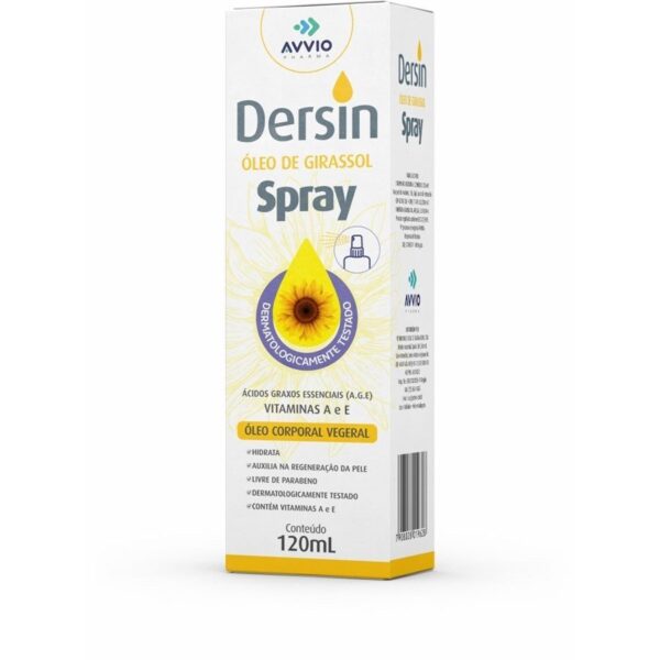 Óleo De Girassol Spray Dersin Age Avvio 120ml