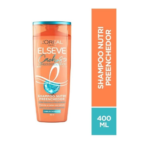Shampoo Nutri Preenchedor L'Oréal Paris Elseve Cachos Longos Dos Sonhos 400ml
