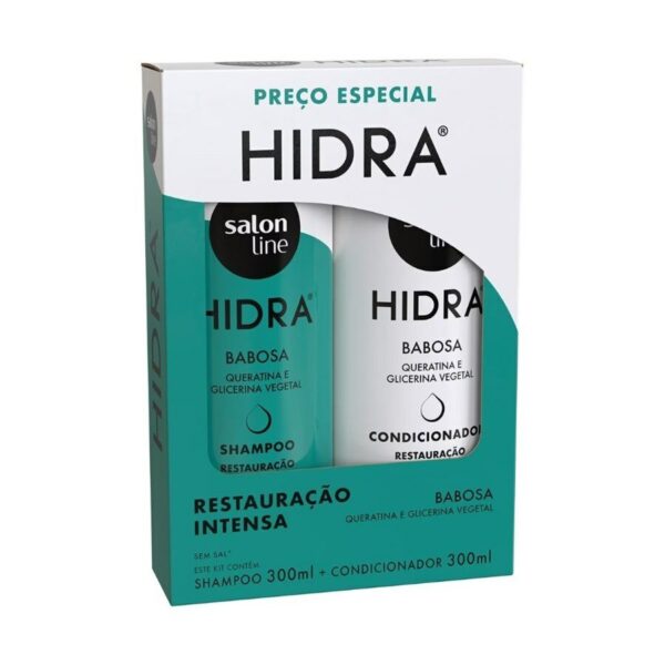 Kit Salon Line Hidra Restauração Intensa Shampoo + Condicionador 300ml
