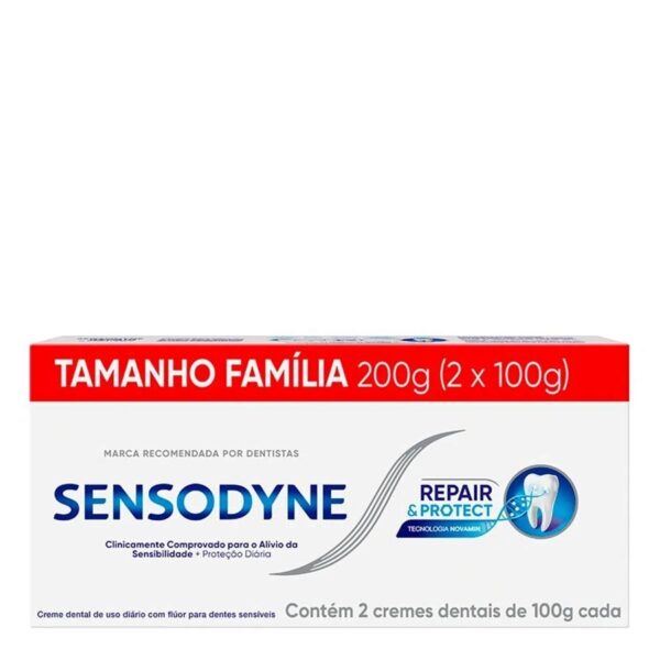 Kit Creme Dental Sensodyne Repair & Protect 100g Cada - 2 Unidades