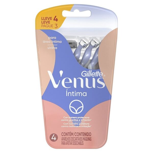 Gillette Venus Íntima - 4 Unidades