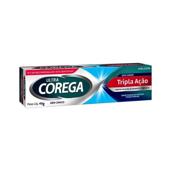 Creme Fixador De Dentadura Ultra Corega Tripla Ação 40g