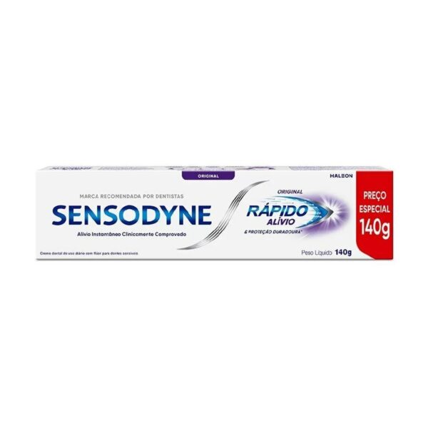Creme Dental Sensodyne Rápido Alívio Original 140g