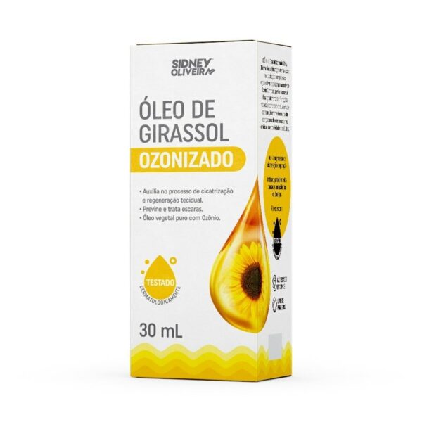 Óleo De Girassol Ozonizado   30ml