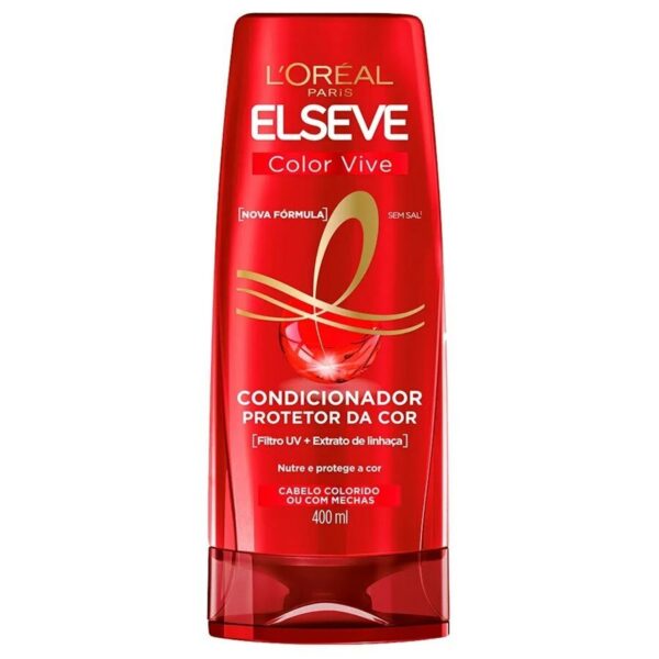 Condicionador Protetor Da Cor L'Oréal Paris Elseve Color-Vive 400ml
