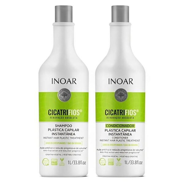 Kit Inoar Cicatrifios Shampoo 1 Litro + Condicionador 1 Litro