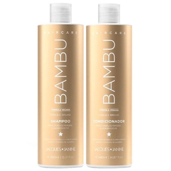 Kit Bambu Jacques Janine Shampoo 450ml + Condicionador 440ml