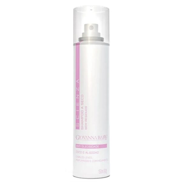 Shampoo A Seco Giovanna Baby Anti Oleosidade Coco E Algodão 150ml