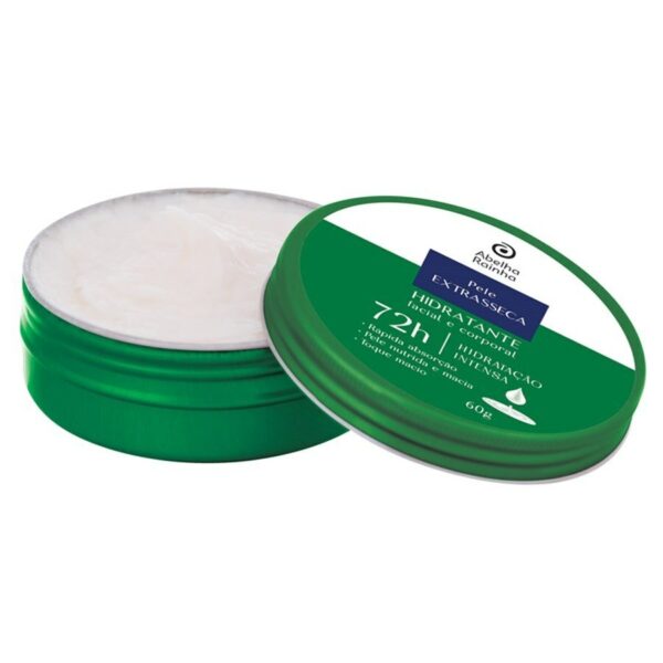 Hidratante Facial E Corporal Abelha Rainha Pele Extrasseca 72h 60g - Validade Setembro/2026