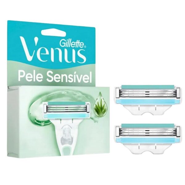 Carga Gillette Venus Pele Sensível - 2 Unidades