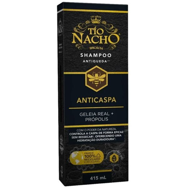 Shampoo Antiqueda Tio Nacho Anticaspa 415ml