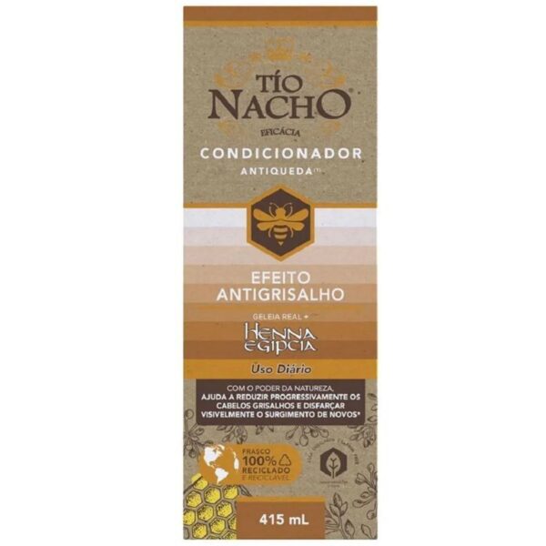 Condicionador Antiqueda Tio Nacho Efeito Antigrisalho 415ml