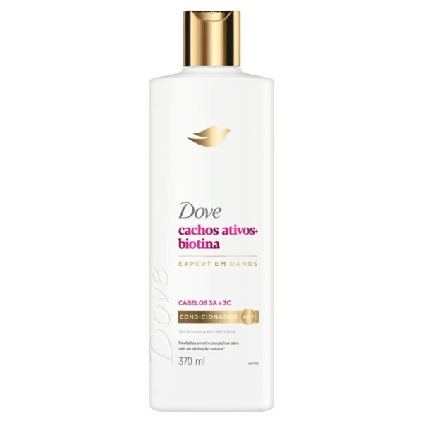Condicionador Dove Cachos Ativos + Biotina 370ml