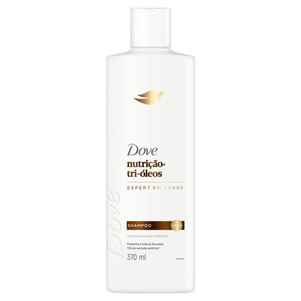Shampoo Dove Nutrição + Tri-Óleos 370ml
