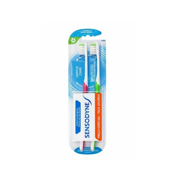 Escova De Dente Sensodyne Gentle Extra Macia - 2 Unidades