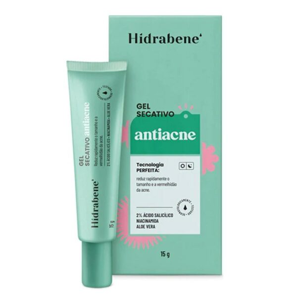 Gel Facial Secativo Antiacne Hidrabene 15g