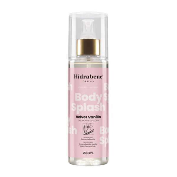 Body Splash Velvet Vanilla Hidrabene 200ml