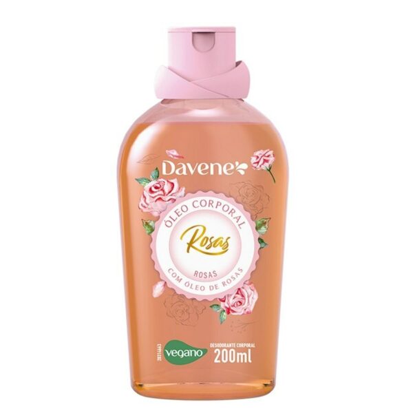 Óleo Corporal Davene Rosas 200ml