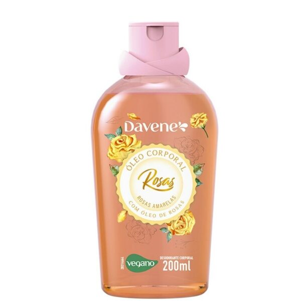 Óleo Corporal Davene Rosas Amarelas 200ml