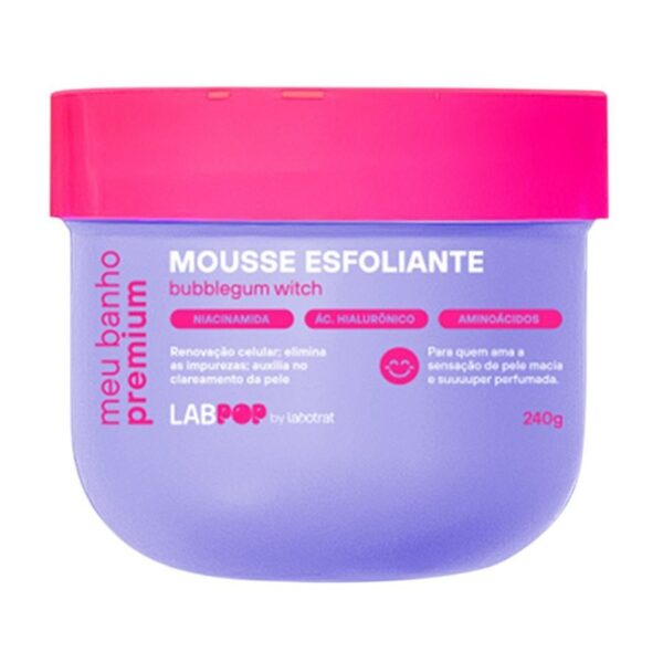 Mousse Esfoliante Bubblegum Witch Labotrat 240g