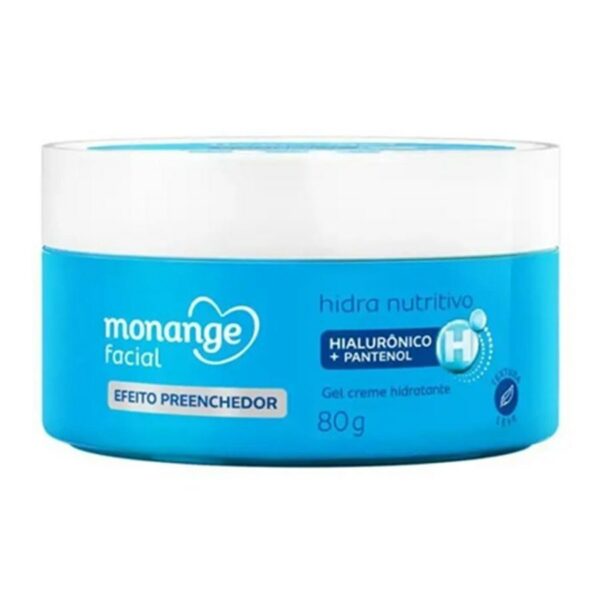Hidratante Monange Facial Hidra Nutritivo Com Ácido Hialurônico E Pantenol 80g