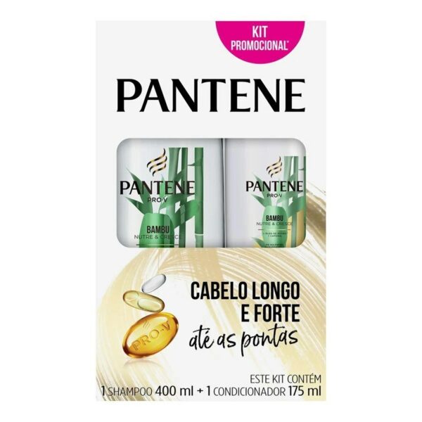 Kit Pantene Pro-V Bambu Nutre & Cresce Shampoo 400ml + Condicionador 175ml