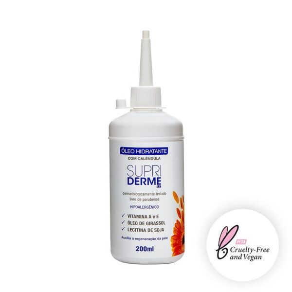 Supriderme – Óleo Hidratante Com Calêndula 200ml